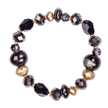 Venus Semi-Precious Stone Crystal Elasticated Bracelet