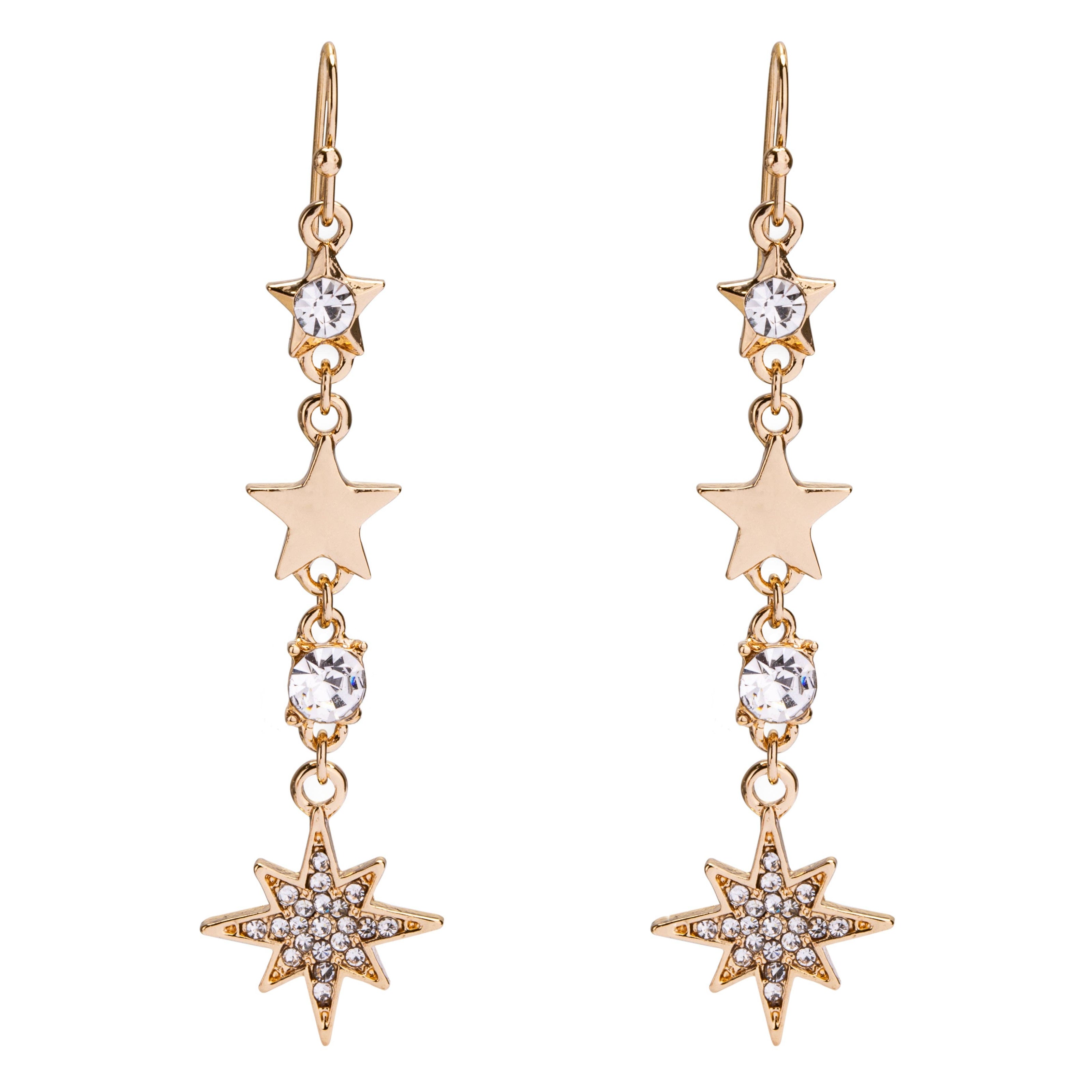 Kylie Crystal Hook Earrings
