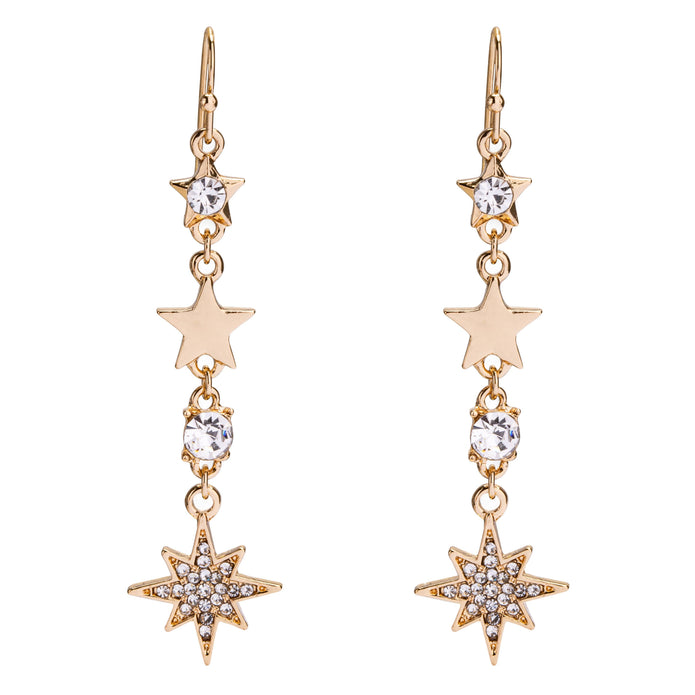 Kylie Crystal Hook Earrings