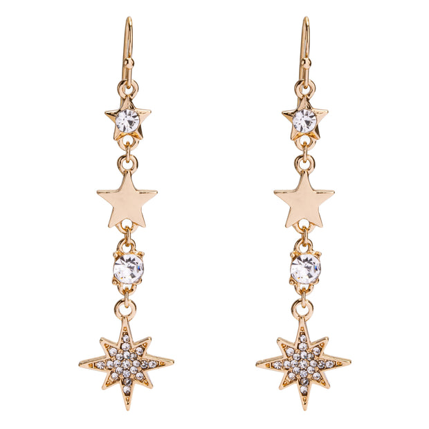 Kylie Crystal Hook Earrings