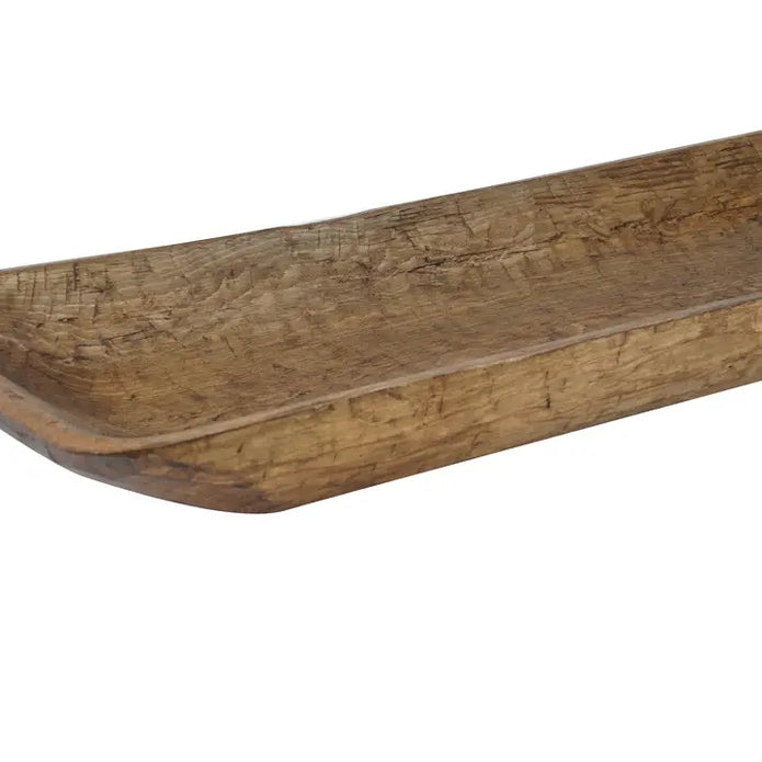 Rustic Wooden Dough Bowl - Extra Large Deep