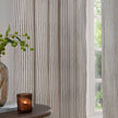 Yard Natural Striped Blackout Eyelet Curtains