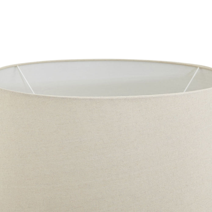 Hill Interiors Darcy Squat Round Design Stone Lamp for stylish lighting, featuring a round stone base and modern aesthetic.