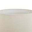 Hill Interiors Darcy Squat Round Design Stone Lamp for stylish lighting, featuring a round stone base and modern aesthetic.