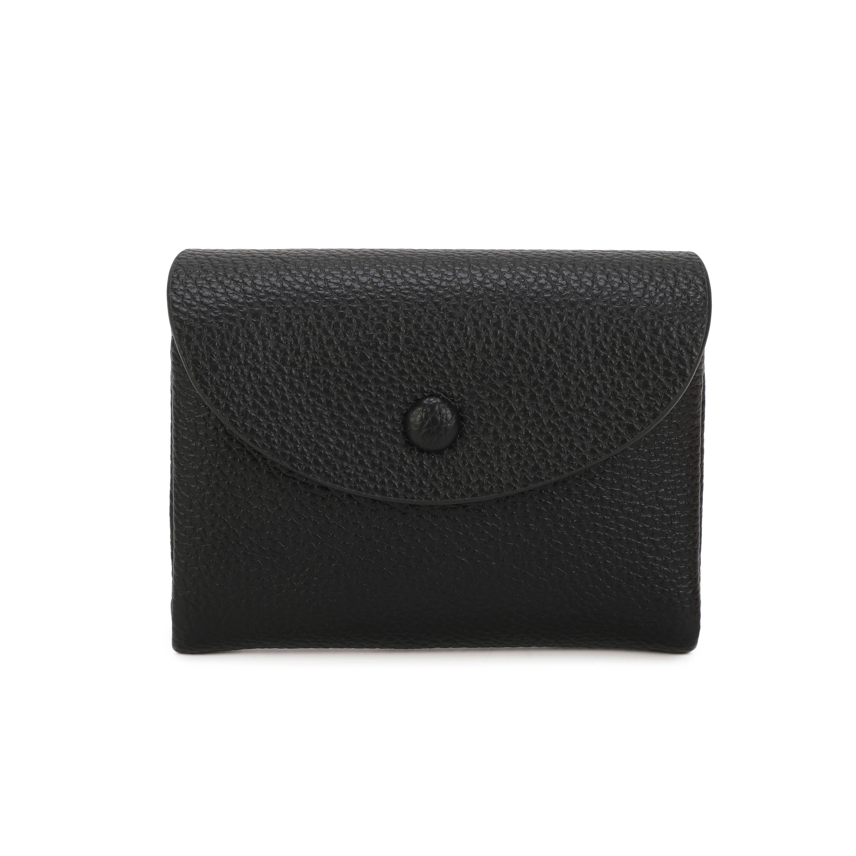 RFID Soft Grain Compact Wallet