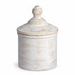 White Stone Storage Jar Canister — product image 4