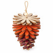 Hanging Wooden Acorn Decoration – product view 3