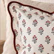 Chloe Burgundy Print Cushion Cover