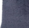 Navy Blue Velvet Bingham Cushion Cover, close-up of the navy velvet texture