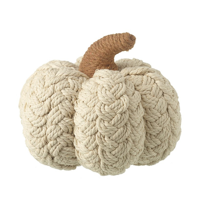 Cream Natural Pumpkin Decoration