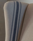 Monroe Blue Striped Large Armchair