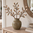 Artificial Beige Berry Stem