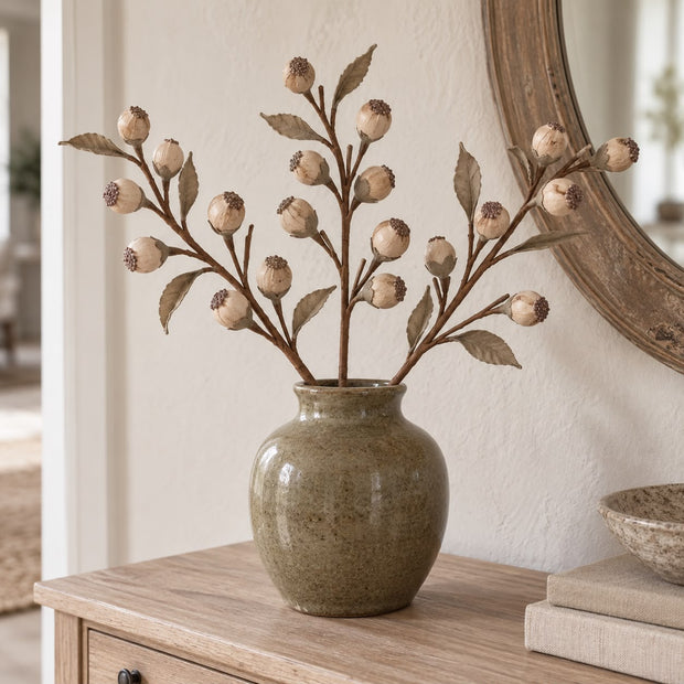 Artificial Beige Berry Stem — product image 2