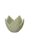 Green Tulip Small Ceramic Dishes - Set of Two