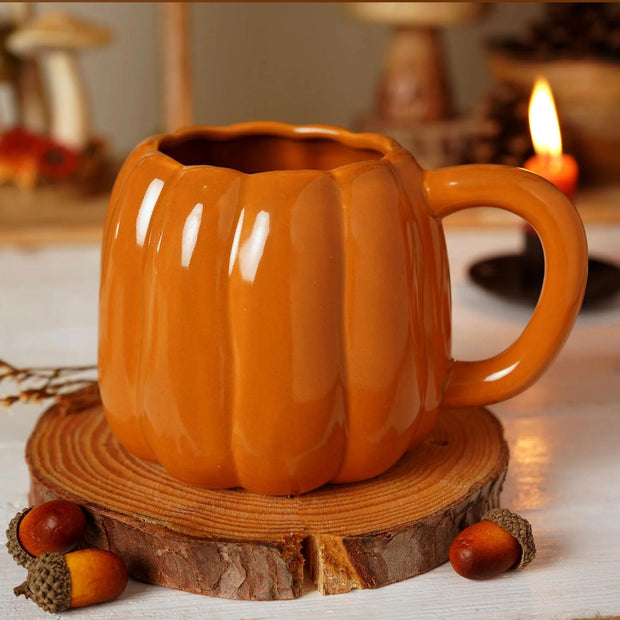 Large Pumpkin Mug - Orange