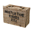 Mistletoe Kisses Medium Rattan Storage Basket