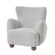 Greige Boucle Large Comfy Arm Chair