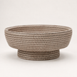 Wickham Rattan Footed Fruit Bowl
