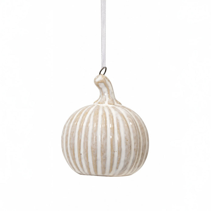 Hanging Ceramic Natural Pumpkin
