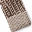 Cappuccino Herringbone Cosy Socks