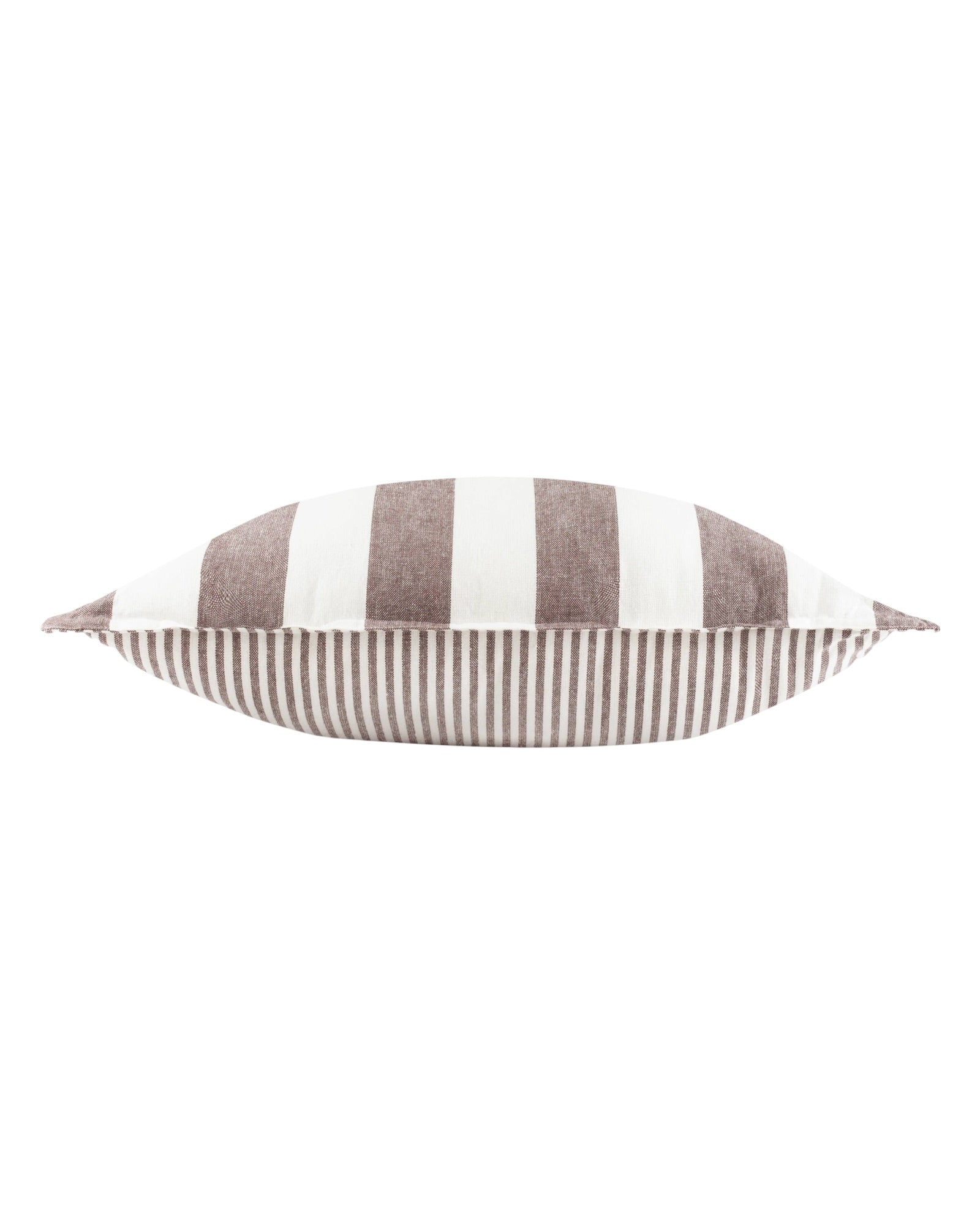 Brown Striped Outdoor Garden Seat Scatter Cushion Cover