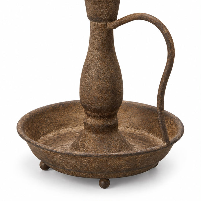 Brass Rustic Dinner Candle Holder