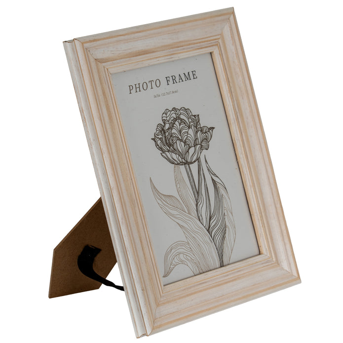Neutral Wooden Isla Photo Frame