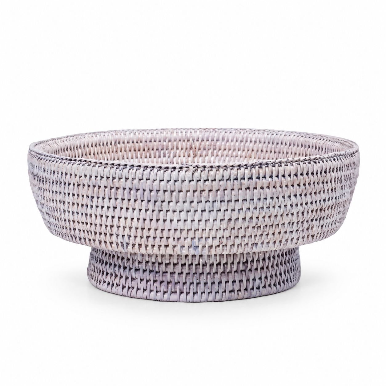 Rattan Footed Fruit Bowl