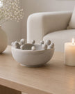 Small Beige Bobble Bowl
