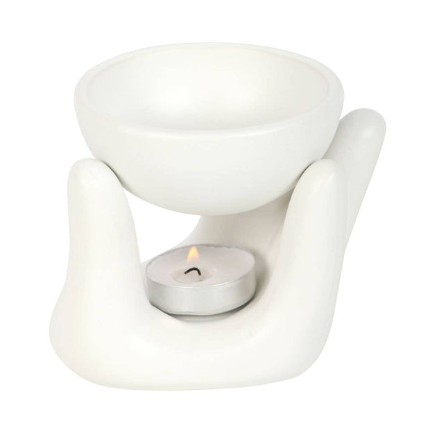 White Hand Ceramic Oil Burner