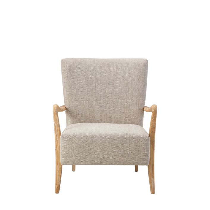 Chedworth Armchair Natural Beige Linen - PRE ORDER UP TO FOUR WEEKS DELIVERY