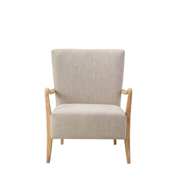 Chedworth Armchair Natural Beige Linen - PRE ORDER UP TO FOUR WEEKS DELIVERY