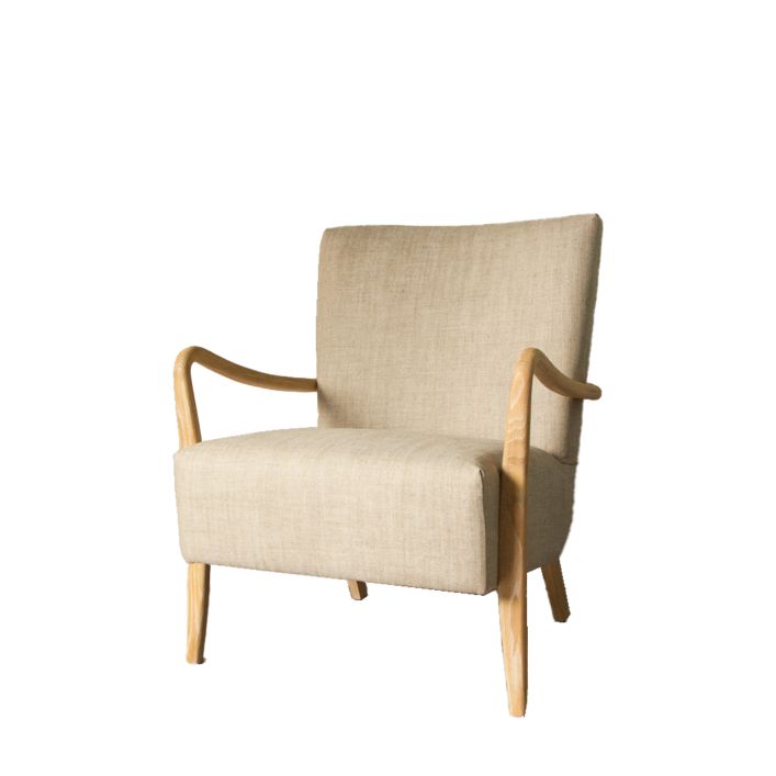 Chedworth Armchair Natural Beige Linen - PRE ORDER UP TO FOUR WEEKS DELIVERY