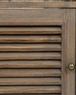 Hill Interiors Delphine Collection bedside table with one drawer and one door, left-hand design, in a modern furniture style.