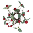 Eucalyptus Red Berry Candle Ring Gisela Graham