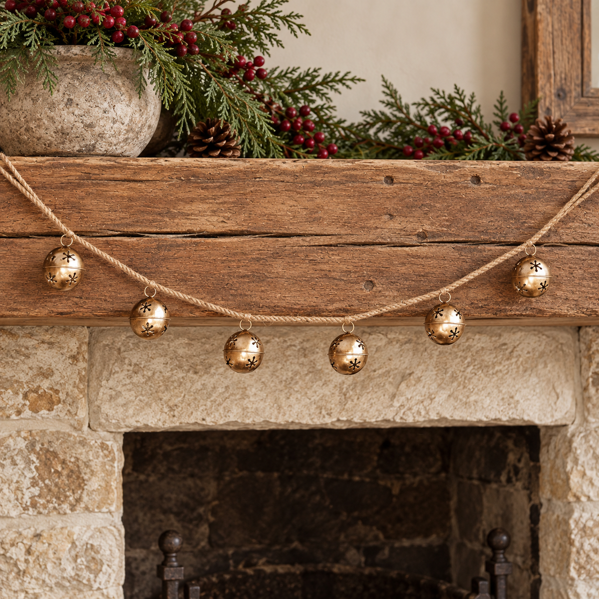 Gold Bell Garland