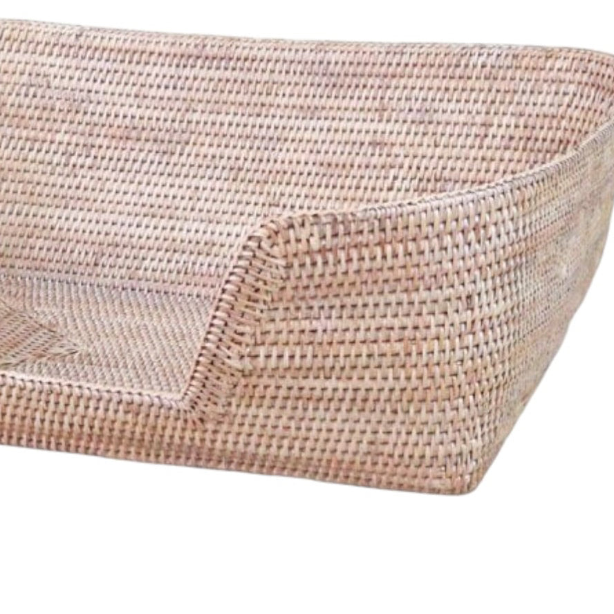 Rattan Rectangular Dog Bed