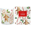 Gingerbread & Candy Cane Boxed Candle Gisela Graham