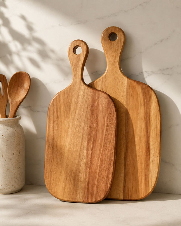 Dark Wood Chopping Serving Board