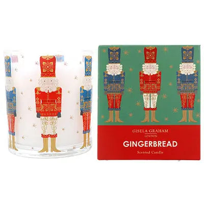 Nutcracker Scented Boxed Candle Gisela Graham