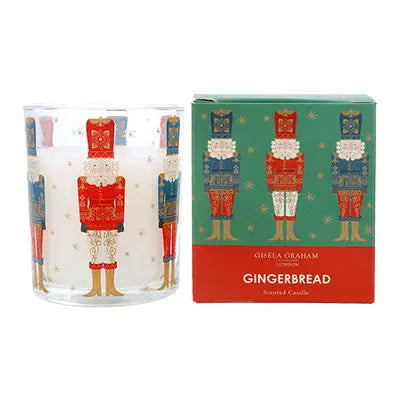 Nutcracker Scented Boxed Candle Small Gisela Graham
