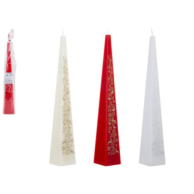 Pyramid Advent Candle Assorted