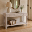 Rattan Large Rectangular Console Table - PRE ORDER MID SEPTEMBER DELIVERY