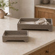 Wickham Rattan Rectangle Footed Tray