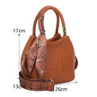 Chocolate brown tote grab bag from Jamie Bags, stylish accessories with sturdy handles and spacious interior.
