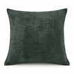Olive Green Woven Design Cushion Cover