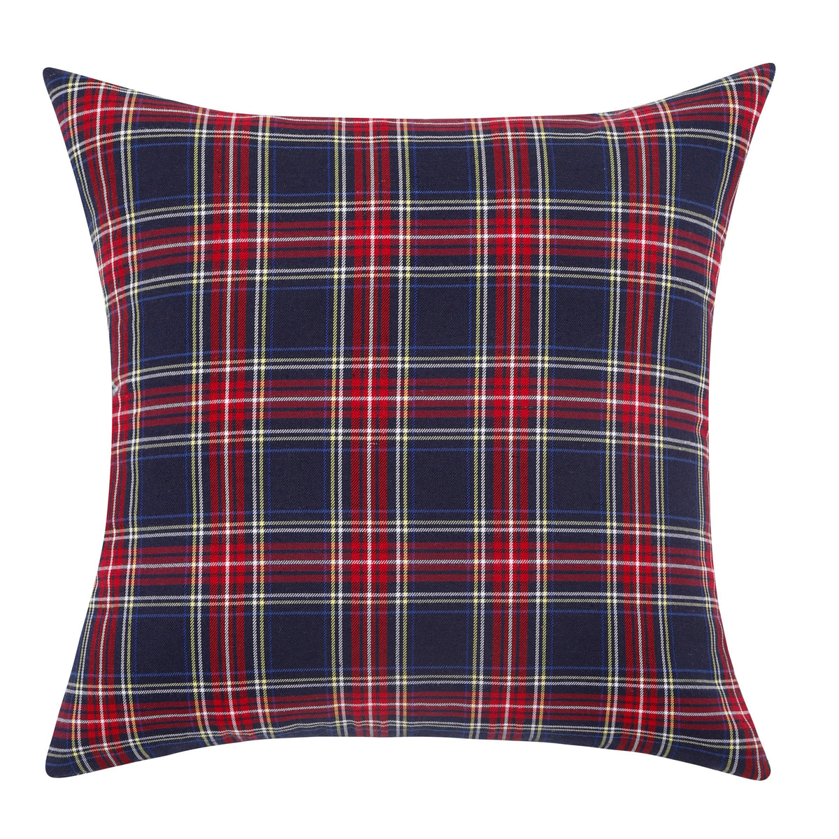 Blue Tartan Check Cushion Cover