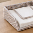 Wickham Rattan Napkin Holder With Weight