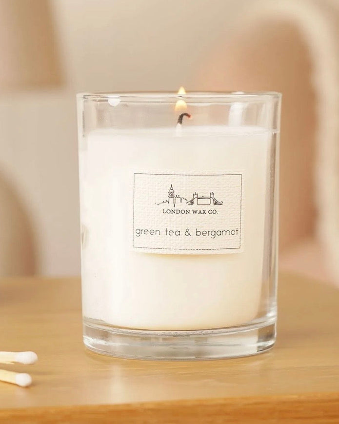 London Wax Company Lidded Candle - Green Tea & Bergamot