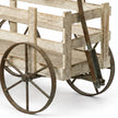Wooden Market Flower Cart